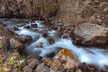 stream in the mountains