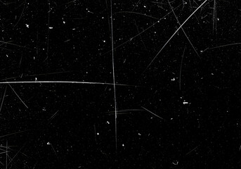 Scratched Overlay Texture on Black Background