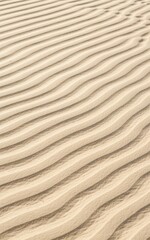 Obraz premium Waves of sand dunes desert landscape nature photography warm environment aerial view serenity concept for seo