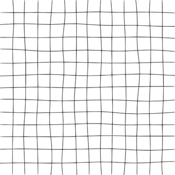 Vector art of handdrawn grid pattern on a light background