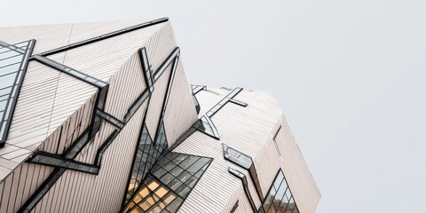 Geometric facade of   Museum