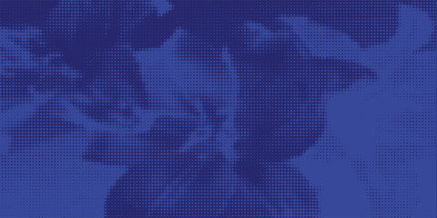 Dots halftone blue color pattern gradient texture with technology digital background. Dots pop art comics with summer background.
