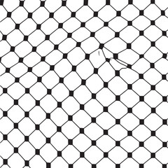 Vector art of keffiyeh pattern