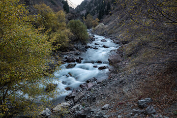 stream in the mountains