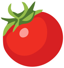 Tomato Food Ingredient Illustration. Editable Color Vector