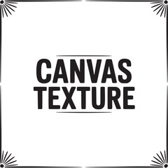 Vector art of canvas texture background with decorative border