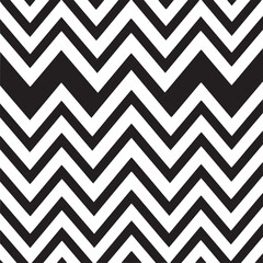Vector art of black and white chevron pattern background