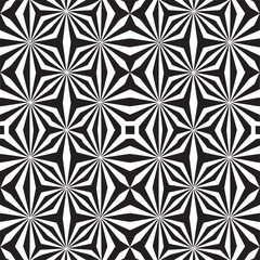 Vector art of geometric pattern with starburst and diamond shapes