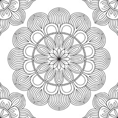 Vector art of mandala pattern