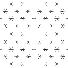 Vector art of abstract asterisk pattern