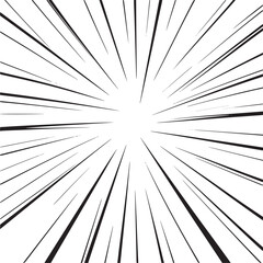 Vector art of speed lines effect