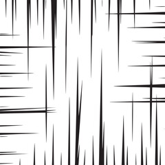 Vector art of abstract black lines on a