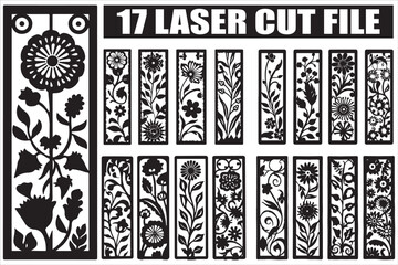 Stunning floral laser cut designs for crafts and decor