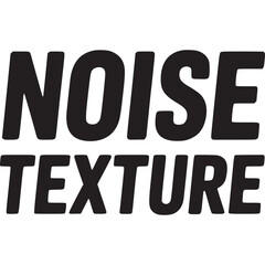 Vector art of noise texture text