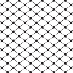 Vector art of black dots and lines geometric pattern