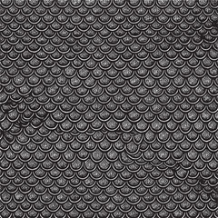 Vector art of dark textured fish scale pattern background © MuhammadUmair