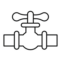 Gas pipeline Vector icon which can easily modify or edit
