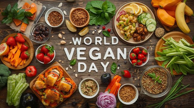 World Vegan Day: A Feast of Whole Foods and Plant-Based Delights - Powered by Adobe