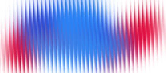 Futuristic Glass Gradient Ribbed Morphism Texture Transparent Refracted Abstract Blue Red Fluid Light Wave Pattern Digital Background Design