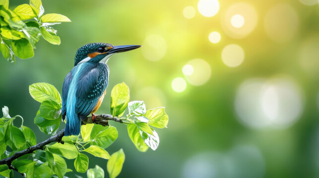 Kingfisher waiting for her next turn