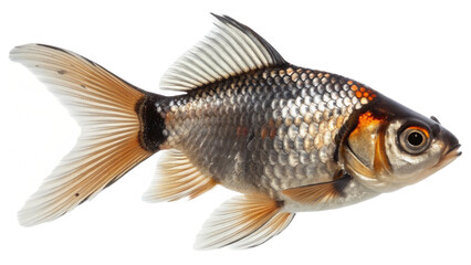 Naklejka premium goldfish, isolated on a transparent background PNG