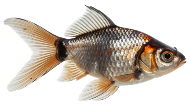goldfish, isolated on a transparent background PNG
