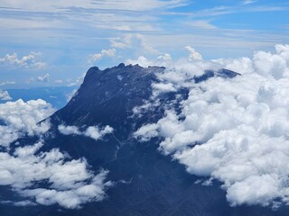 Mount Kinabalu Flight View