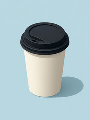 coffee cup isolated on white