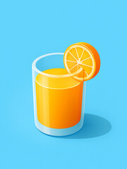 glass of orange juice