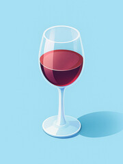 red wine glass