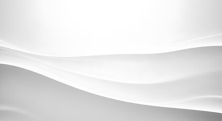 Abstract white sand dunes with soft light and shadows