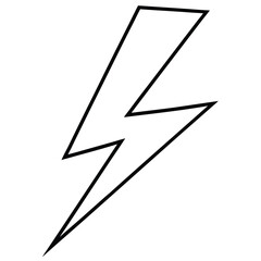 Striking Power Energy Bolt Symbol Abstract Design