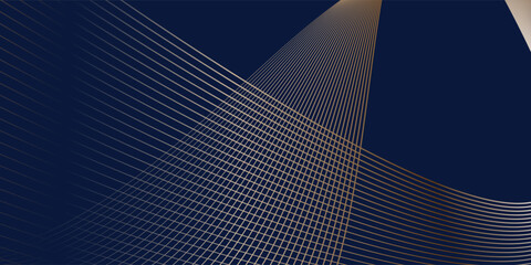 Abstract blue luxury wave background. Modern background design. golden color. Fluid shapes composition. Fit for presentation design. website, basis for banners, wallpapers, brochure, posters