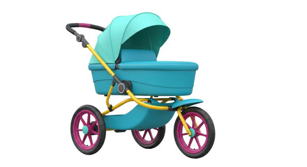 Isolated Baby Carriage with Three Wheels, Comfortable Ride for Infant and Toddler
