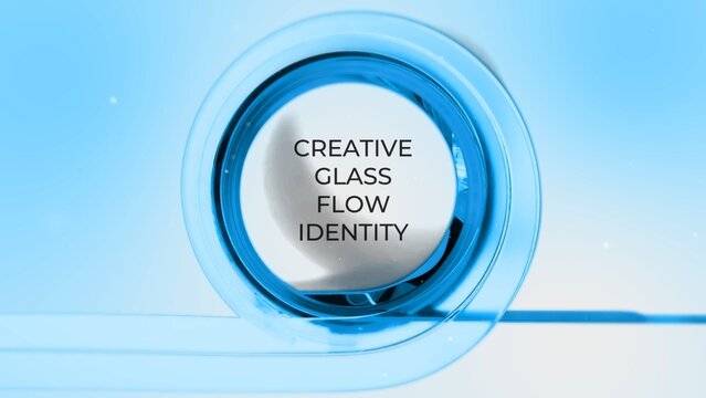 Crystal Glass Motion Logo