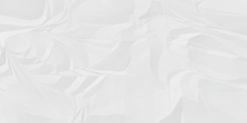 Crumple crushed aged white obsolete rumple craft design. wrinkle ripped creased white crumple aged closeup recycled document grunge paper background.	
