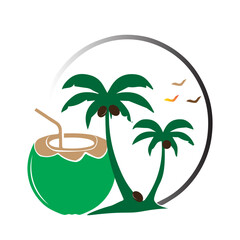 Tropical Paradise Getaway Icon