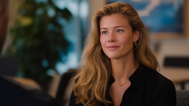 Panel interview with multiple executives questioning a professional candidate, emotion of determination and confidence visible, representing corporate leadership, recruitment strategy, and