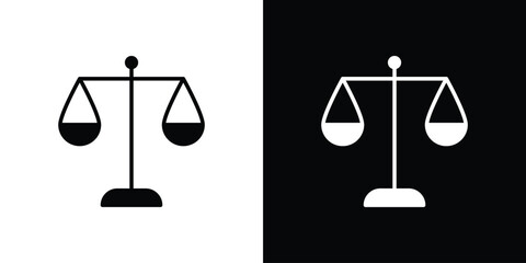 Scale icon concept design element. pictogram icons.