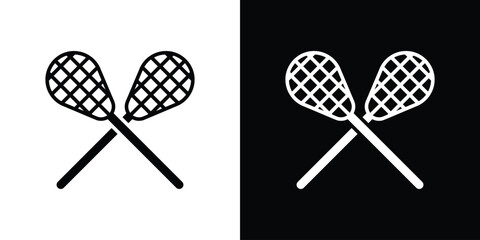 Lacrosse icon concept design element. pictogram icons.