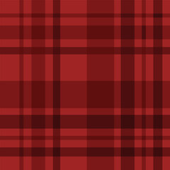 Christmas Plaid Seamless Pattern. Background Graphic Tartan Use for Fabric, Print, Cloth and Texture. Vector Illustration.