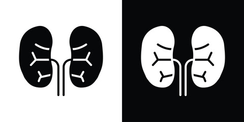 Kidney icon concept design element. pictogram icons.