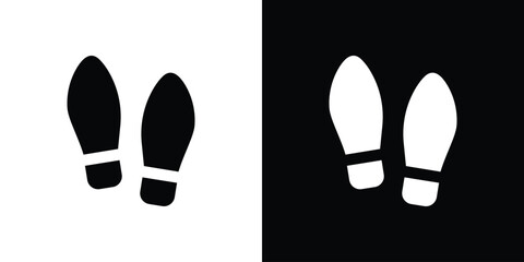 Footprint icon concept design element. pictogram icons.