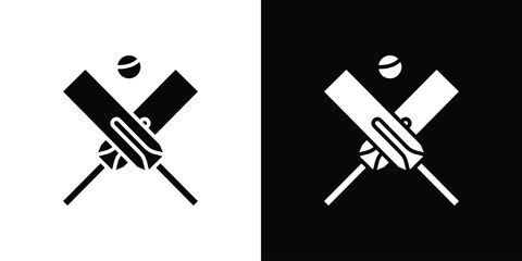 Cricket icon concept design element. pictogram icons.