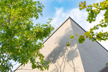 住宅　家　青空