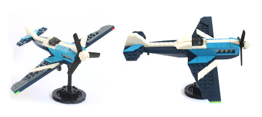 Naklejka premium LEGO Creator 3-in-1 Buildable Toy – Blue Jet Plane (31039), Editorial Use