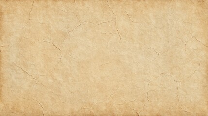 Obraz premium Vintage textured paper background with natural cracks and creases for artistic design, crafts, invitations, and historical projects in warm color palette