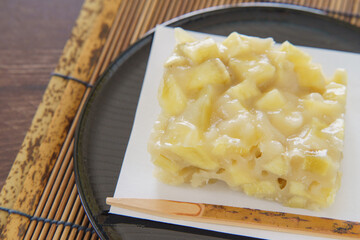 日本の東海地方の郷土菓子｜鬼まんじゅう(芋まんじゅう)　イメージ