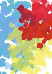 red and green leaves