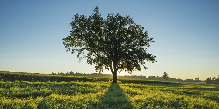 Old English oak (Quercus robur), Swabian Alb, Baden-W&uuml;rttemberg, Germany
